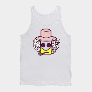 Dope masked logo with hats drawing Tank Top